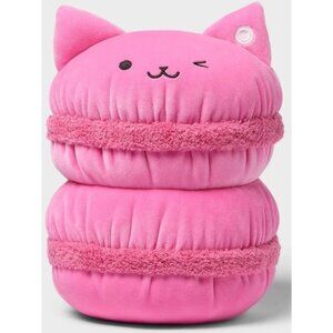 Pillowfort Plush Cat Macaroon Animal Pillow Soft Led Light Up Pink